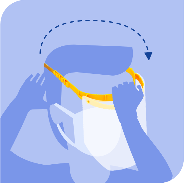 Spatscherm met Verstelbare Hoofdband Spatscherm met Verstelbare Hoofdband