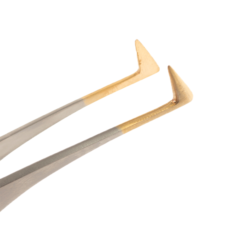 Misencil Volume Pincet 90 graden (Gouden Punt)  Misencil Volume Pincet 90 graden (Gouden Punt)