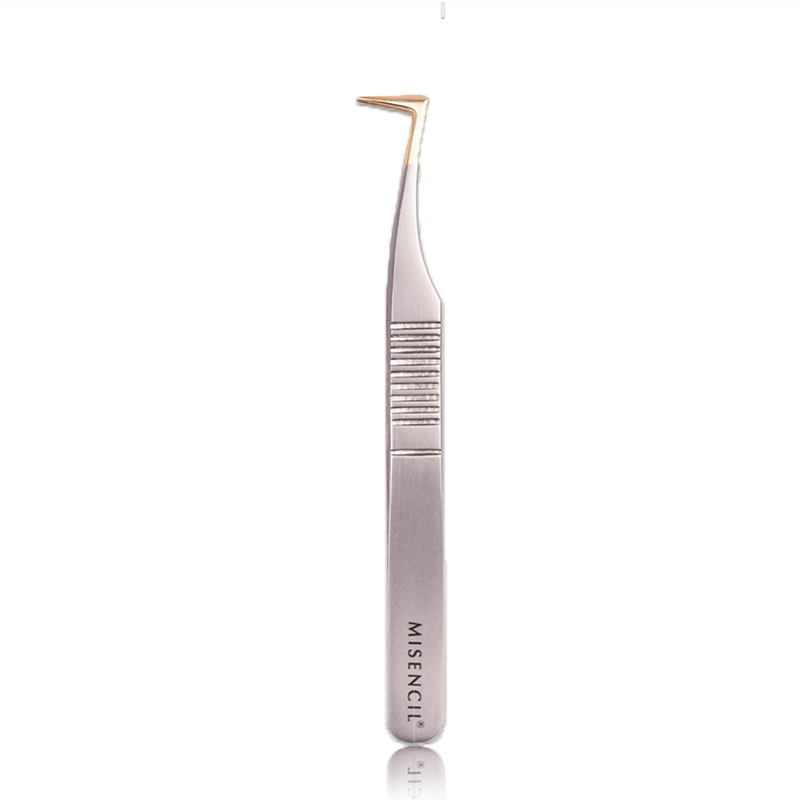 Misencil Volume Pincet 90 graden (Gouden Punt)  Misencil Volume Pincet 90 graden (Gouden Punt)